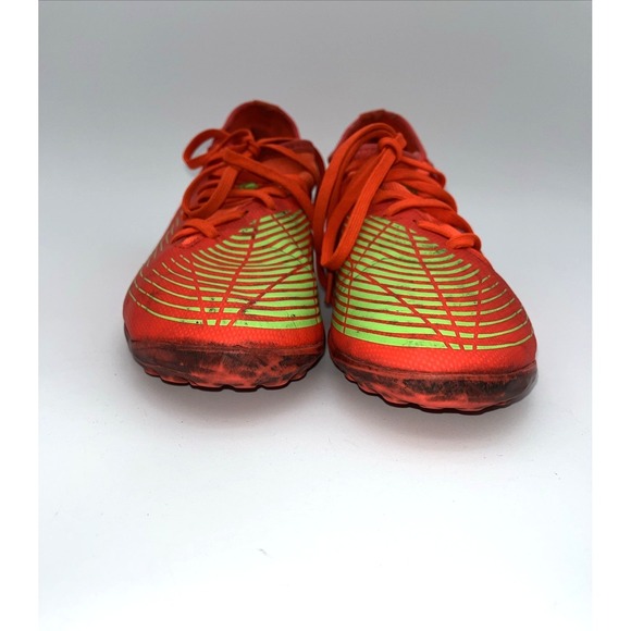 Adidas JR Predator Edge .3 Turf - Solar Red-Solar Green Size 5 - Picture 4 of 8